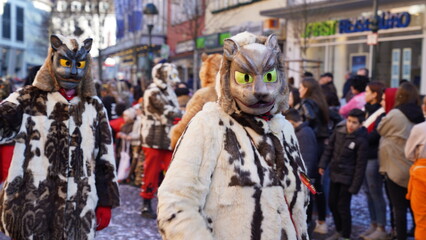 Fototapeta na wymiar Freiburg im Breisgau Karneval