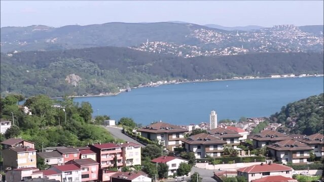 panoramic view of beautiful sea