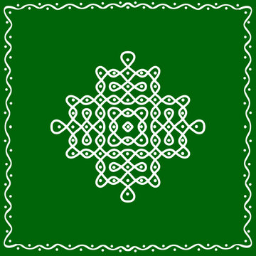 Nelli Kolam with Border