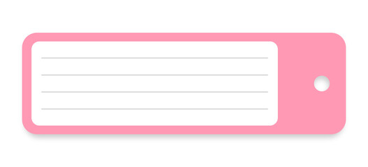 Fototapeta premium colorful name tag