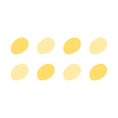 horizontal art shape pattern