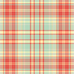 Tartan plaid pattern with texture and summer color. Vector illustration.