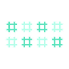 Obraz premium horizontal art shape pattern