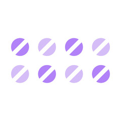 horizontal art shape pattern