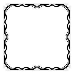 abstract art square frame