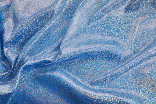 Abstract fabric. Holographic foil background