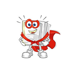 light switch heroes vector. cartoon character