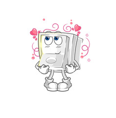 light switch shy vector. cartoon character