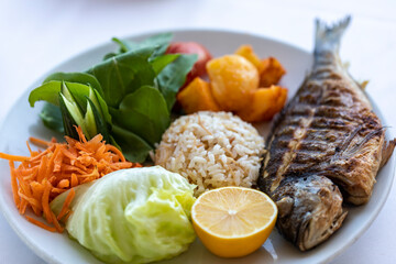 Fish with vegetables