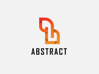 Obraz premium abstract letter B vector logo design element. logo template for business company,Technology media logotype logo, play media