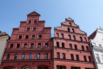 Häuser in der Altstadt von Stralsund