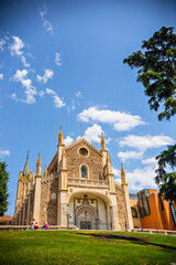 Fototapeta premium San Jeronimo Church near Prado Museum, Madrid, Spain
