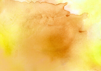 hand drawn abstract watercolor background with splashes