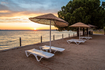 Bozbuk Beach in Didim of Turkey