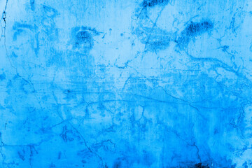 Old and Rough Cracked Blue Stone Wall Detail
