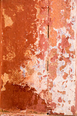 Bright Red Wall Background Texture