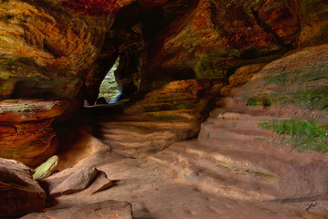 Hocking Hills Rock House Cave