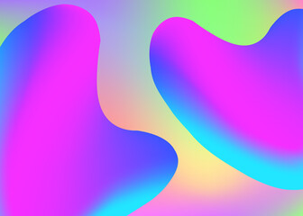 Fluid dynamic background with liquid shapes and elements.