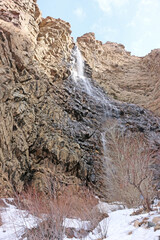 Fototapeta na wymiar Waterfall on the Waterfall Canyon Trail, Ogden,Utah