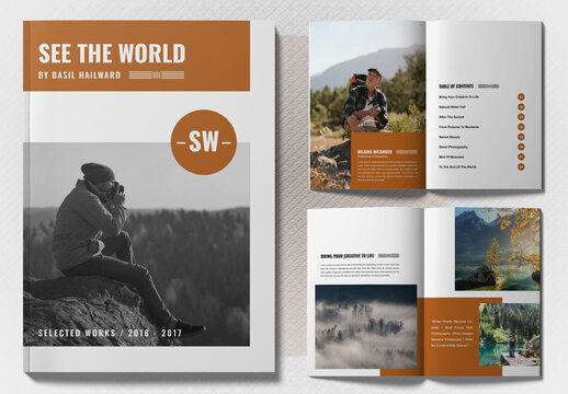 Outdoor and Travel Magazine Layout
