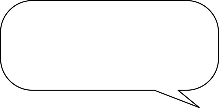 普通の吹き出し右