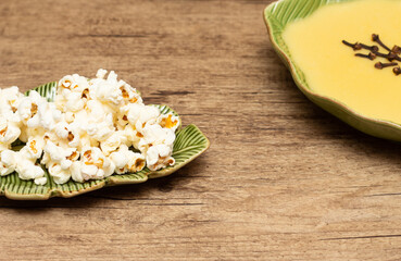 several sweets from the Brazilian June Festival with copy space