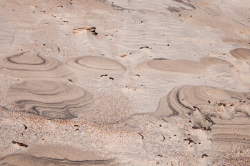 stone in the sand texture