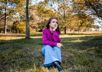 girl in the park