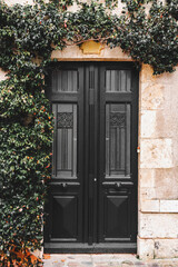 Fototapeta na wymiar Old and beautiful ornate door