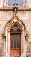 Obraz premium Detail form an ancient church door