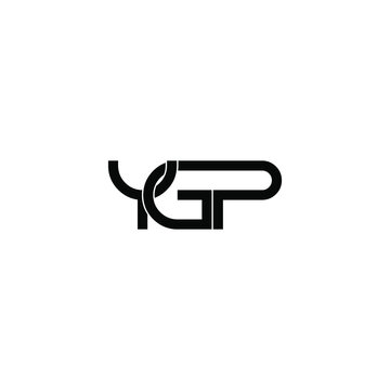 ygp letter original monogram logo design