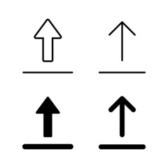 Upload icons vector. load data sign and symbol