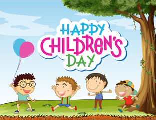 Obraz na płótnie Canvas Children Day