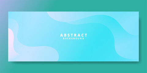 Abstract Colorful liquid Banner Template. Modern background design. gradient color. Blue Dynamic Waves. Fluid shapes composition. Fit for website, banners, wallpapers, brochure, posters