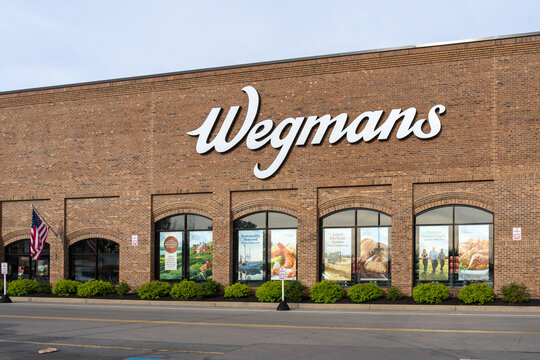 Buffalo, NY, USA - May 23, 2022: A Wegmans store in Buffalo, NY, USA. Wegmans Food Markets, Inc. is a privately held American supermarket chain.