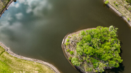 Scenery of Jingyuetan Golf Course in Changchun, China