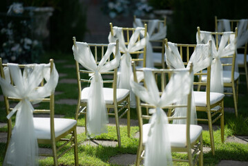 wedding chair decoration, event chair