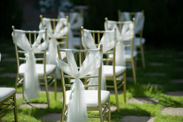 wedding chair decoration, event chair