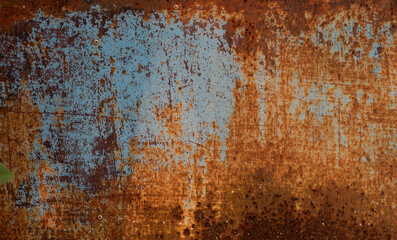 metal texture with scratch and crack, rust wall