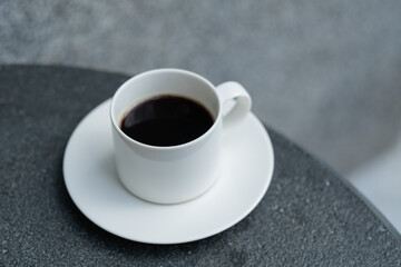 hot coffee cup on table, relax time, morning time