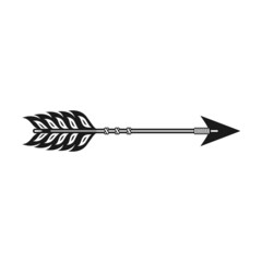 ethnic indian arrow graphic design vector
