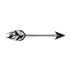 ethnic indian arrow graphic design vector