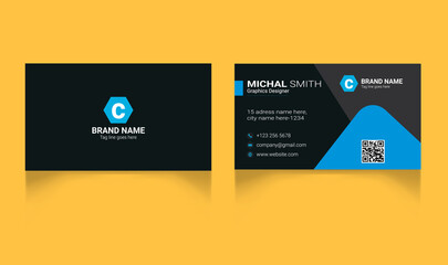 
professional creative stunning vertical business card design clean print ready