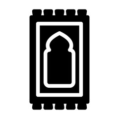 sajadah glyph icon