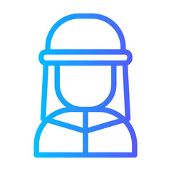 muslim gradient icon