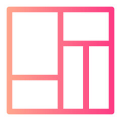 layout gradient icon