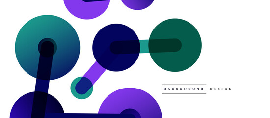 Network concept abstract background. Dots connection. Big data idea. Business template for wallpaper, banner, background or landing