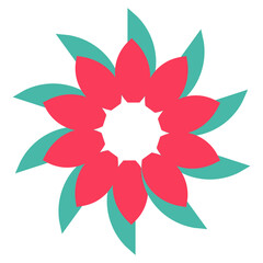 Fototapeta premium Flowers Pattern Illustration