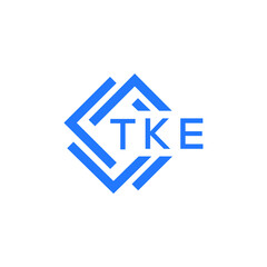 TKE technology letter logo design on white  background. TKE creative initials technology letter logo concept. TKE technology letter design.