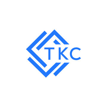 TKC technology letter logo design on white  background. TKC creative initials technology letter logo concept. TKC technology letter design.